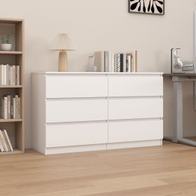 Large 6 Drawer Chest Dresser