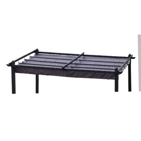 Replacement Canopy Top For 10x10 Ft Patio Retractable Pergola Sunshelter