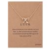 Fashion Jewelry Chain Lucky bow Necklace For Women Style 045
