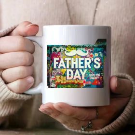 Durable 11oz Mother'S Day Party Ceramic Cup, Multi-Purpose Coffee Mug, Suitable for Hot or Cold Beverages,