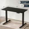 Electric Standing Desk Dual Motor 3 Stages Adjustable Height Desk Home Office Computer Workstation Sit Stand up Desk