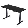 Electric Standing Desk Dual Motor 3 Stages Adjustable Height Desk Home Office Computer Workstation Sit Stand up Desk