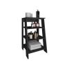 Linen Cabinet 29.7"H, Four Shelves, Vertical, Black