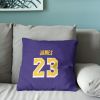 Los Angeles Lakers NBA Lebron James Throw Pillow 18 x 18 inches